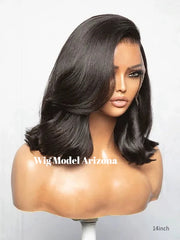 Wig Model Arizona - Medical Wigs Femperial - Affordable Lace Front Dark Brown Wig