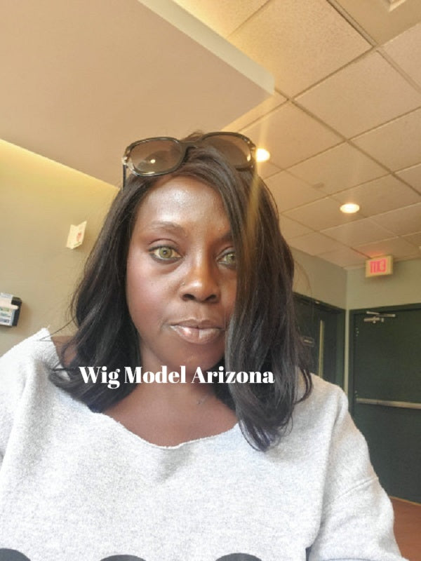 Wig Model Arizona - Medical Wigs Femperial - Affordable Lace front Dark Brown Wig