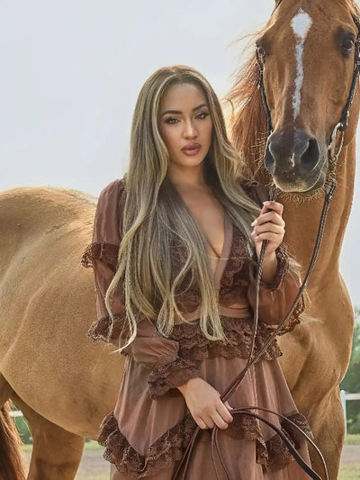 Ash Bronde Balayage Face Framing Money Piece Wig