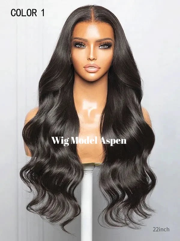 Wig Model Aspen - Medical Wigs Femperial - Affordable Lace Front Long Wavy Black Wig