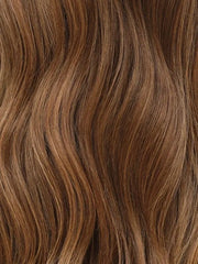 Auburn Face Framing Balayage Wig Model