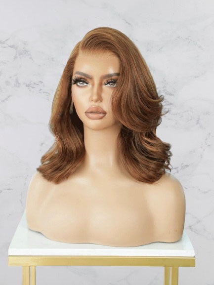 Auburn Face Framing Soft Layers Bob Wig