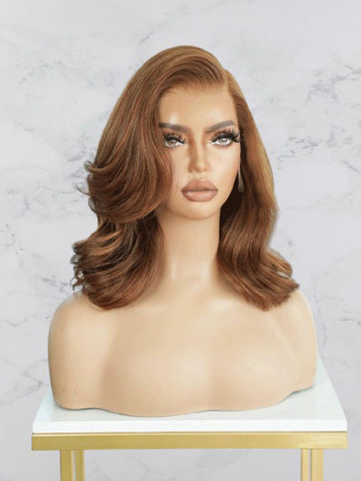 Auburn Face Framing Soft Layers Bob Wig