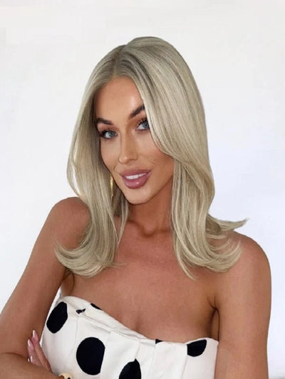 Cool Blond Low Density Textured Wig