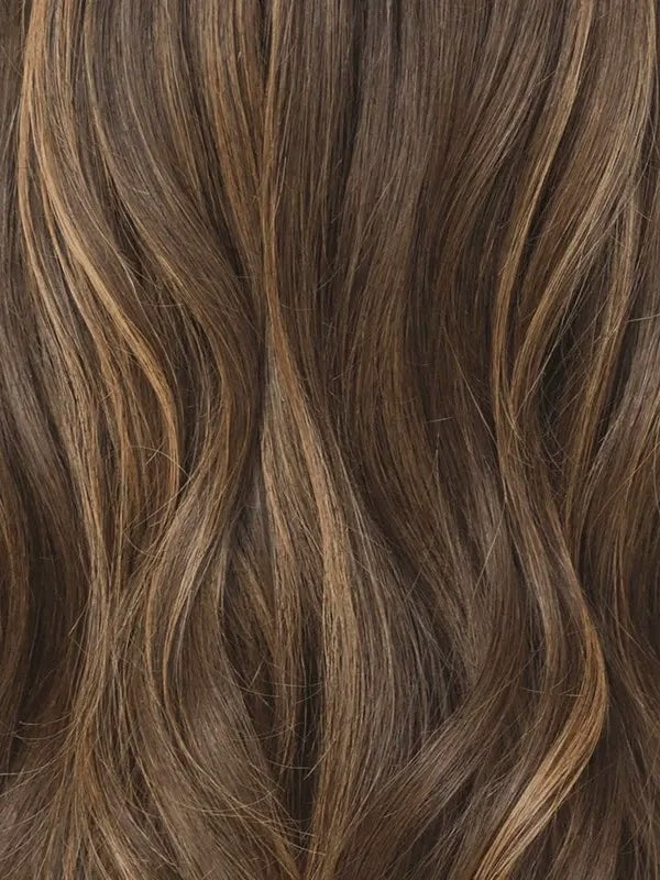 Face Framing  Caramel Highlights Wig Model Australia