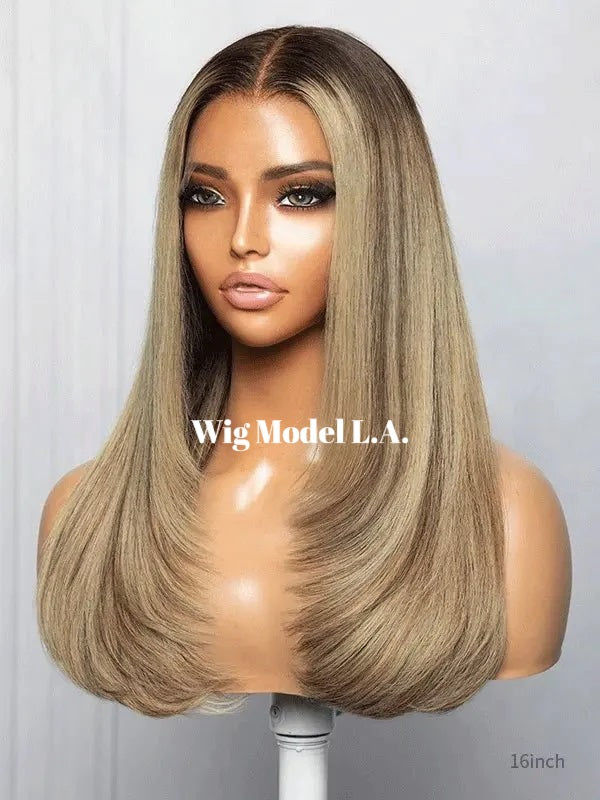 Wig Model L.A - Medical Wigs Femperial -  Affordable lace top blond lowlights wig