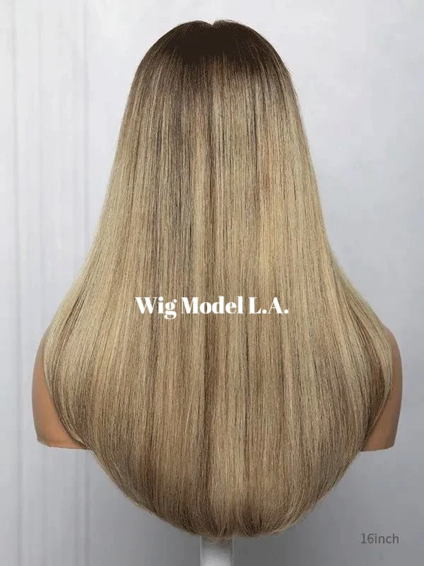 Wig Model L.A - Medical Wigs Femperial -  Affordable lace top blond lowlights wig