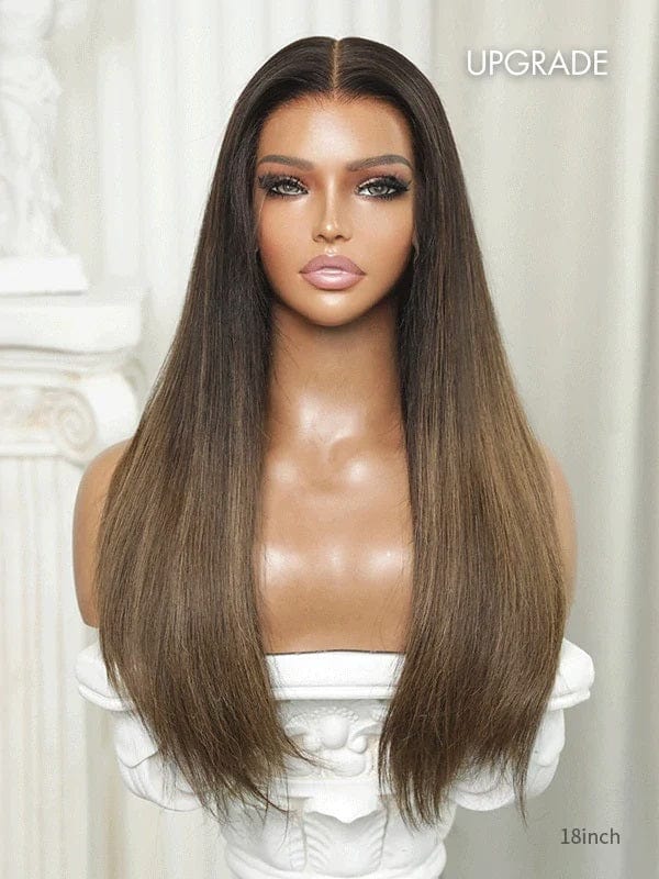 Femperial Medical Wigs 16 Long Warm Brunette Wig Model Idaho