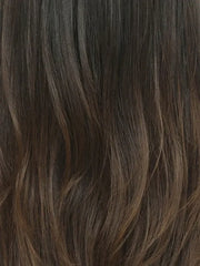 Natural Brown Ombre Highlights Wig Model Utah