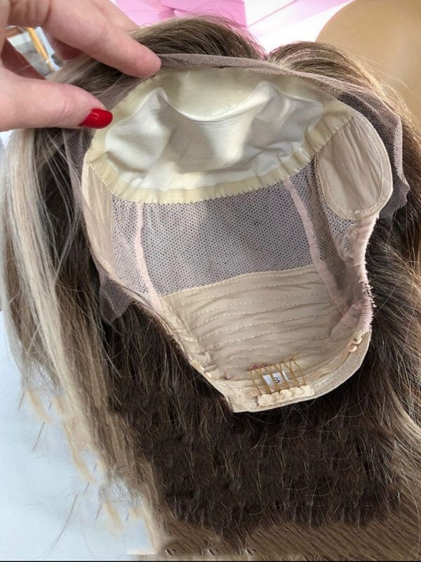 Chestnut Brown Bob Wig With Bangs