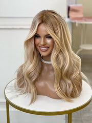 Blond Balayage Enhancer Hair Topper For Women With Hair loss 2407