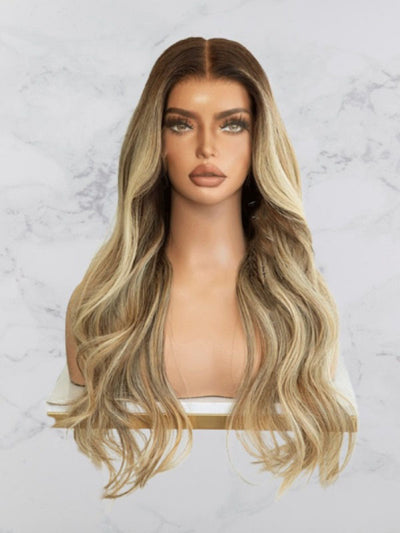Warm Honey Blond Lace Frontal Wig New Mexico