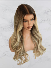 Warm Honey Blond Lace Frontal Wig New Mexico
