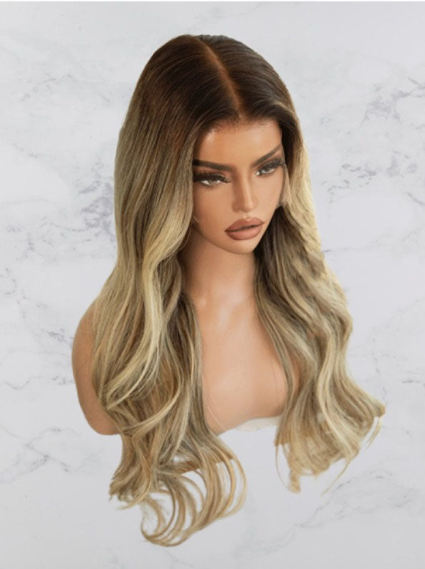 Warm Honey Blond Lace Frontal Wig New Mexico