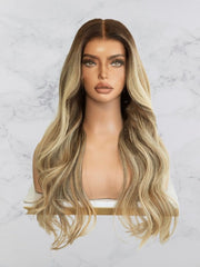Warm Honey Blond Lace Frontal Wig New Mexico