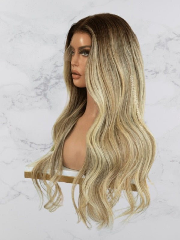 Warm Honey Blond Lace Frontal Wig New Mexico