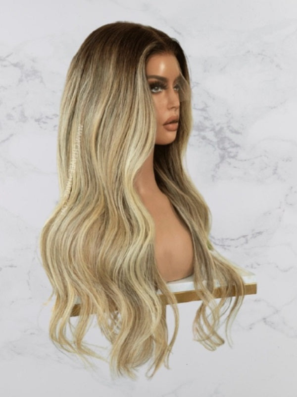 Warm Honey Blond Lace Frontal Wig New Mexico